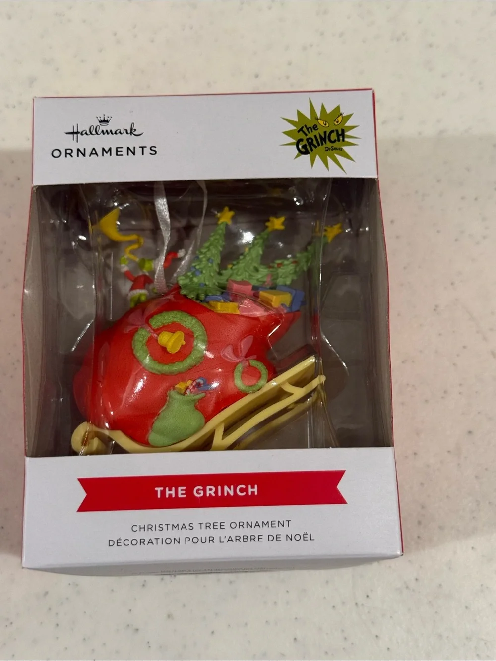 Hallmark grinch ornament
